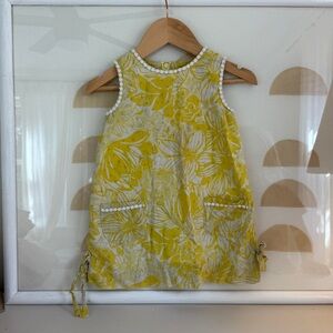 Lilly Pulitzer Yellow and White Floral Sundress